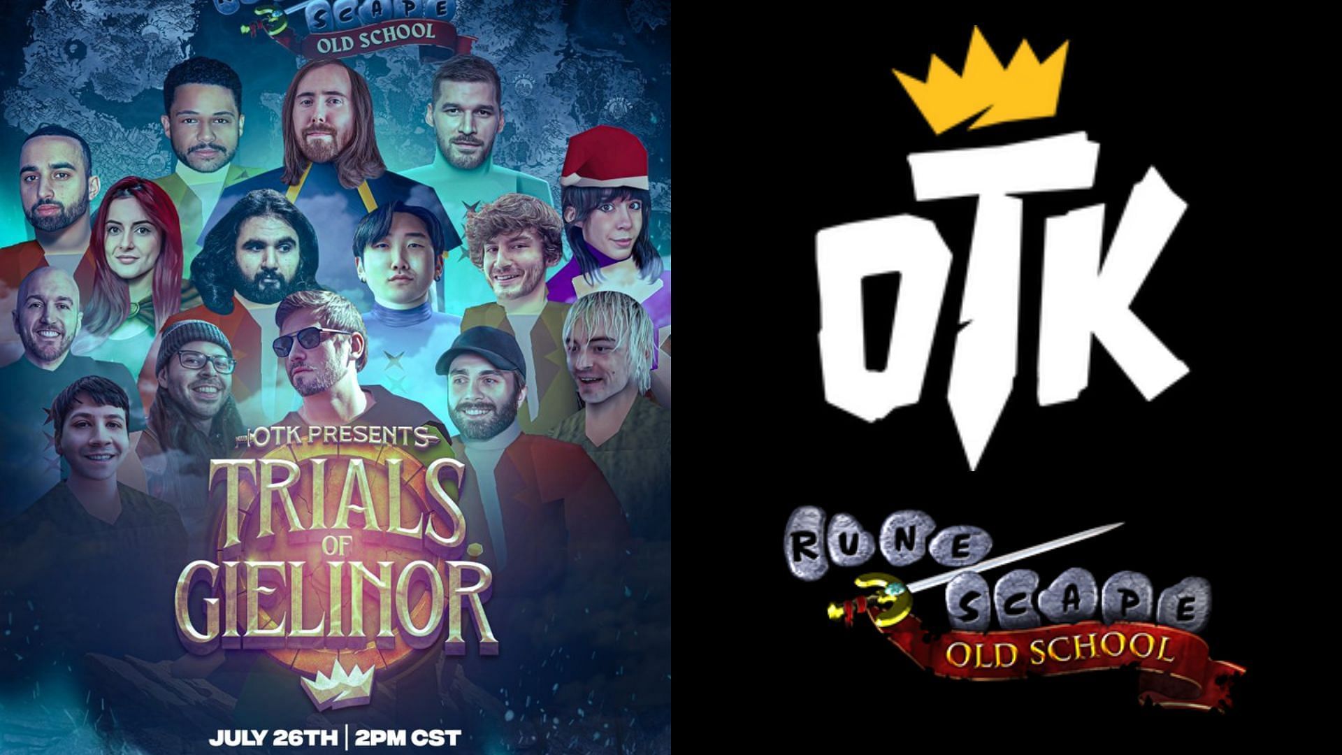 OTK presents a new live event (Images via @OTKnetwork/X, otknetwork.com, Old School Runescape) 