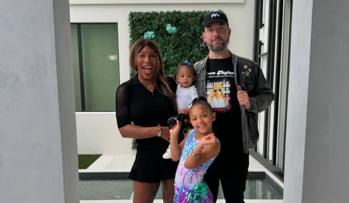 Serena Willaiams, her husband, Alexis Ohanian and their daughters - Source: Instagram