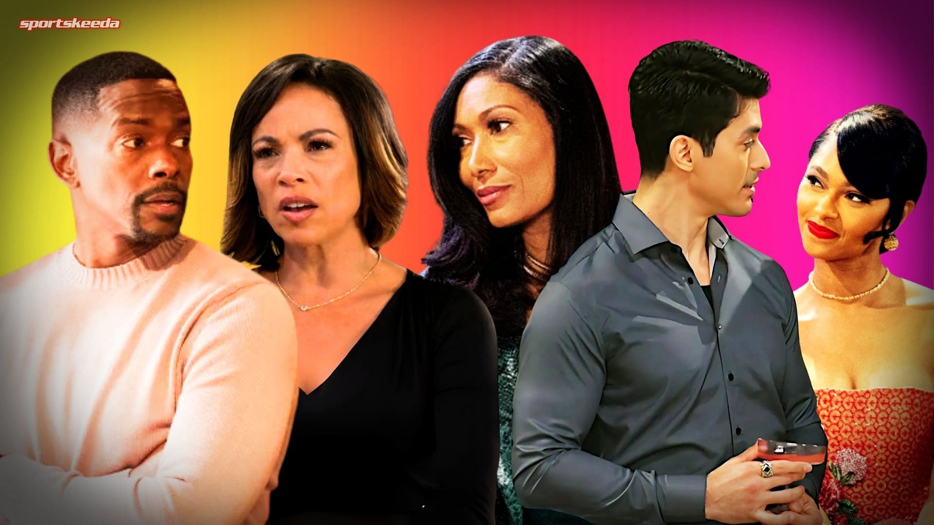  Ted, Nicole, Leslie, Tomas, &amp; Kat (Custom cover edited by Sportskeeda, Original Image  [CBS Network])