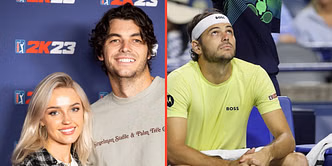 Taylor Fritz's influencer girlfriend Morgan Riddle pokes fun at bizarre scenes at Canadian Open during rain stoppage in American's 2R win