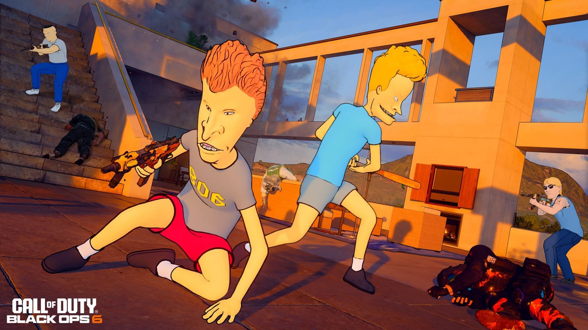 This article explores the Beavis and Butt-Head event in Black Ops 6 and Warzone (Image via Activision)