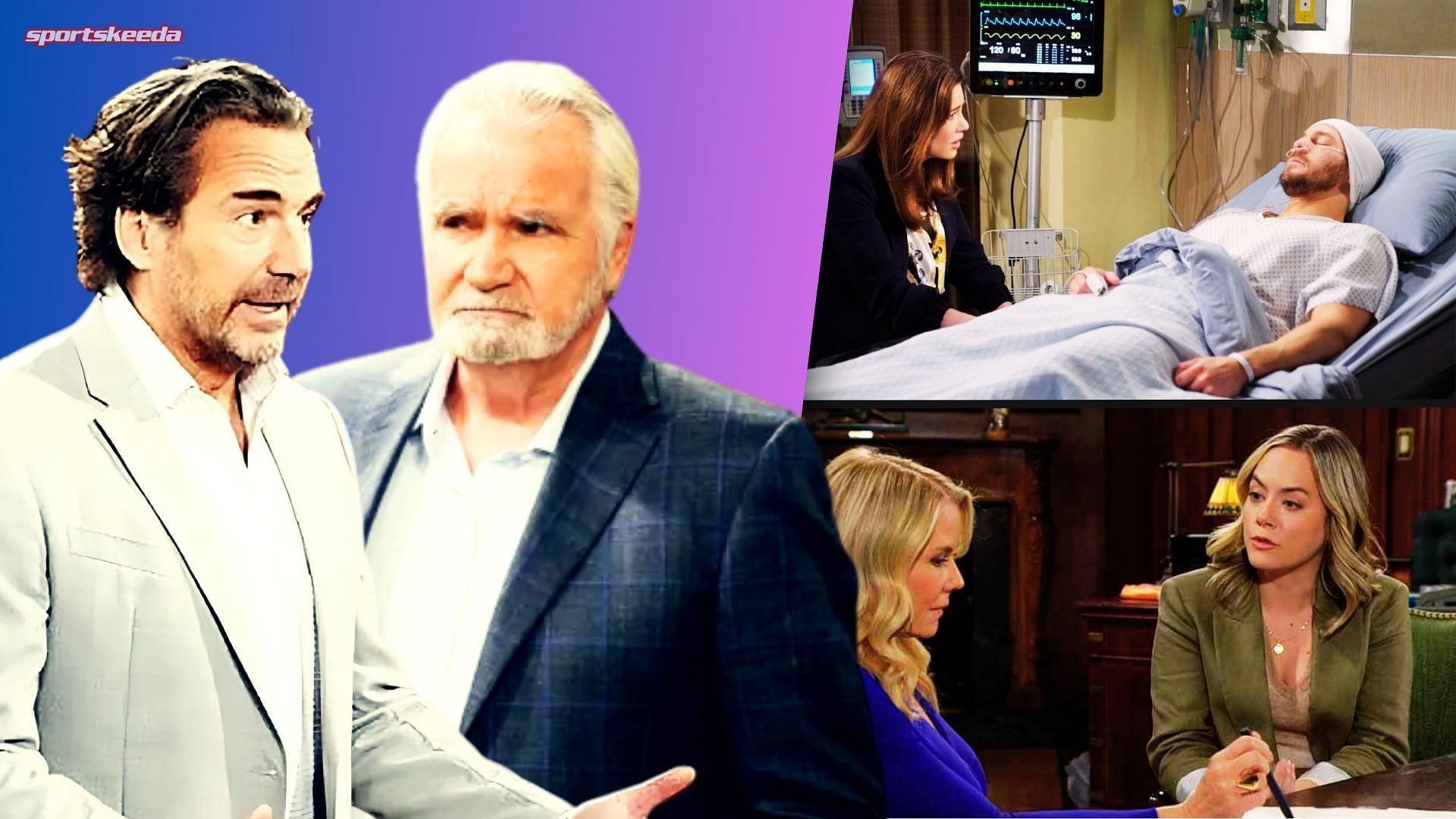 A still from The Bold and The Beautiful (Custom cover edited by Sportskeeda, images via CBS)