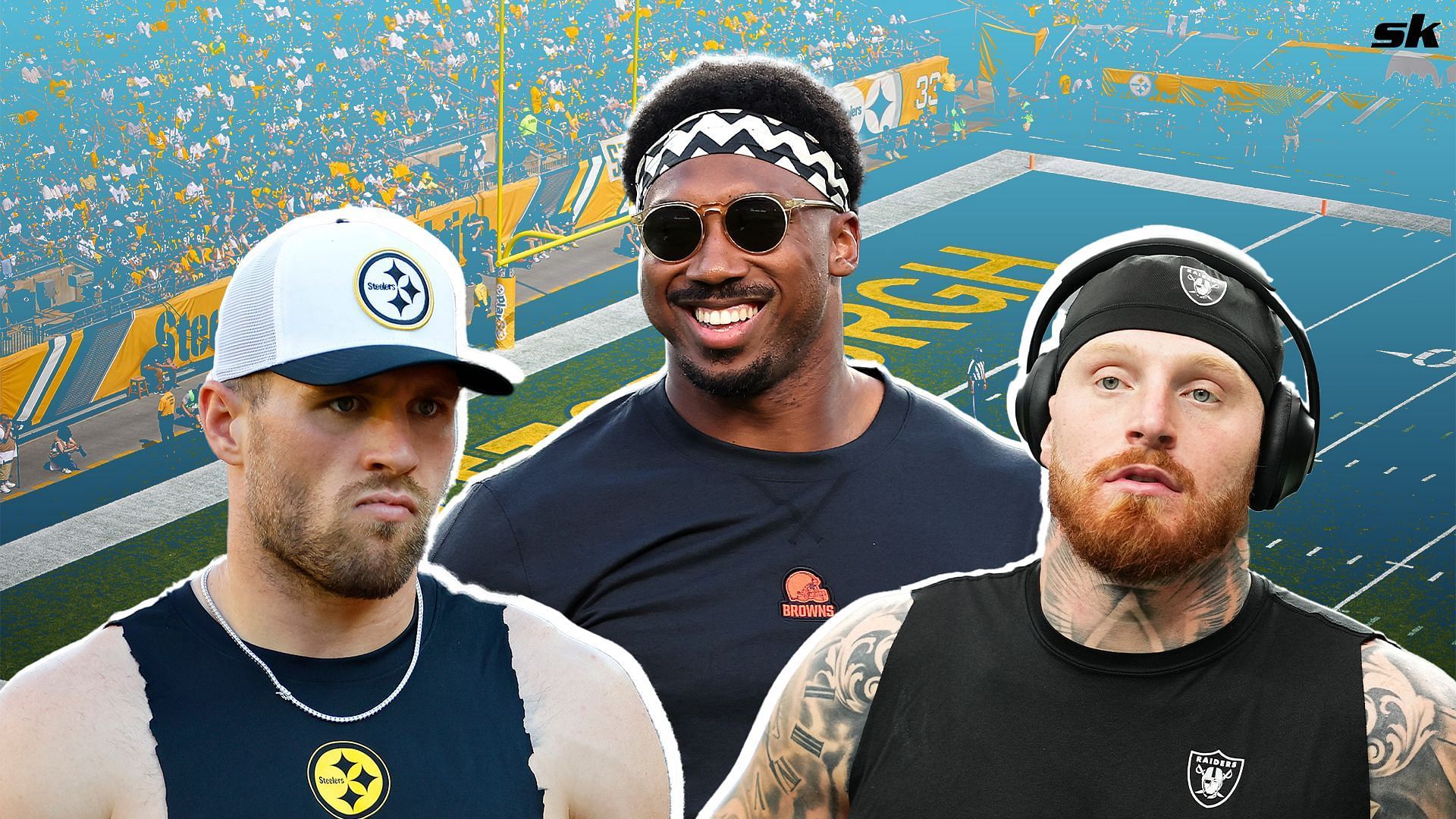 TJ Watt Maxx Crosby and Myles Garrett