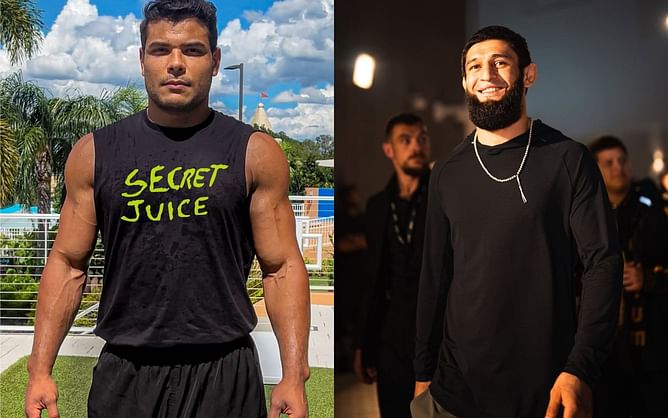 "I want to hurt him" - Paulo Costa wants to beat up Khamzat Chimaev after "nasty" DMs to Brazilian's girlfriend