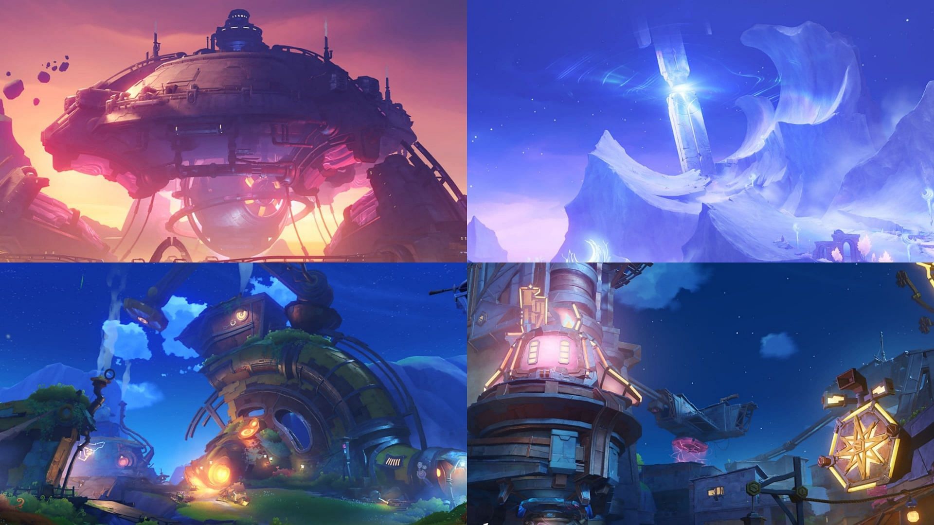 Major locations in Nod-Krai (Image via HoYoverse)
