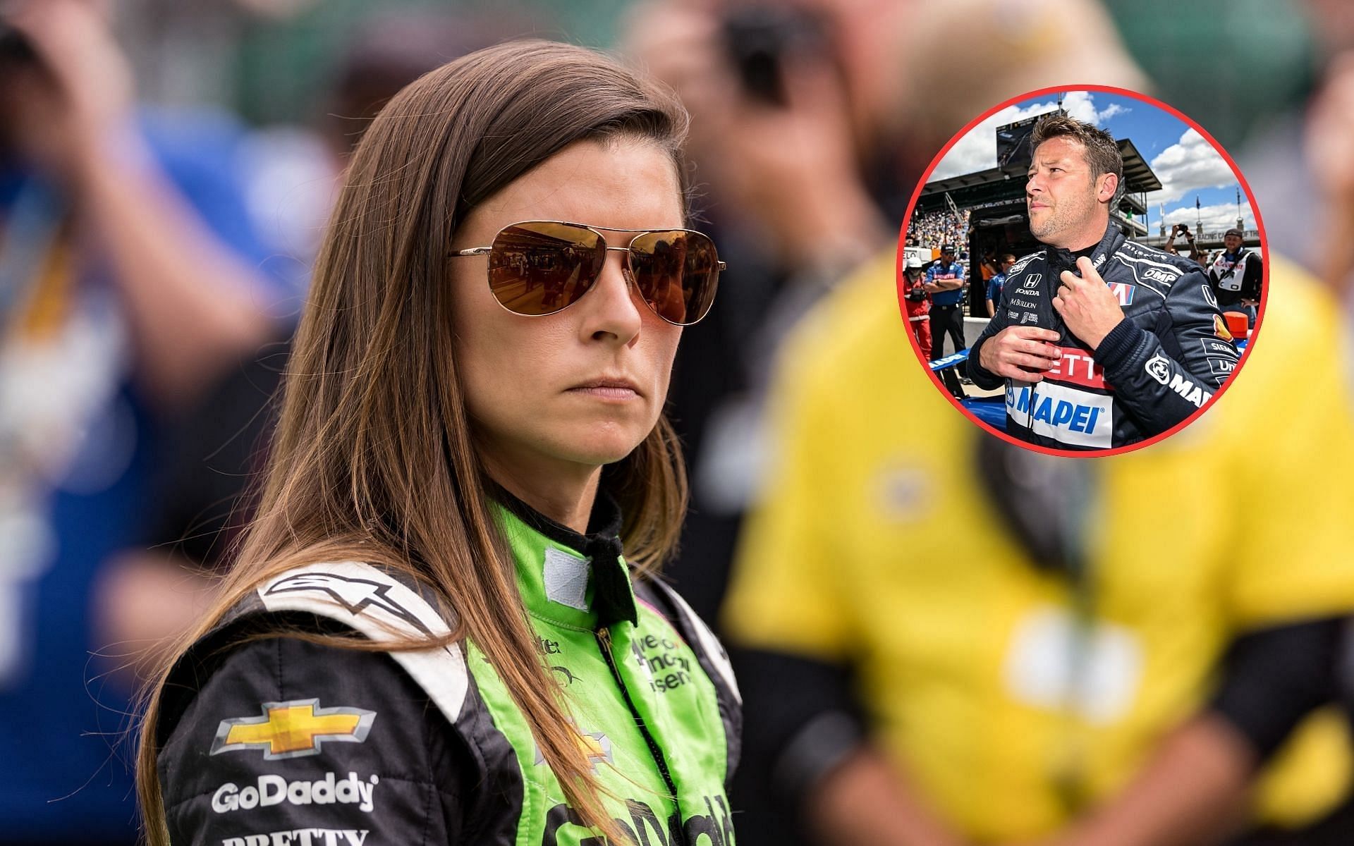 Danica Patrick and Marco Andretti