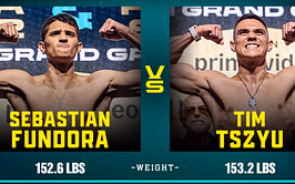 Sebastian Fundora vs. Tim Tszyu: Live round-by-round updates