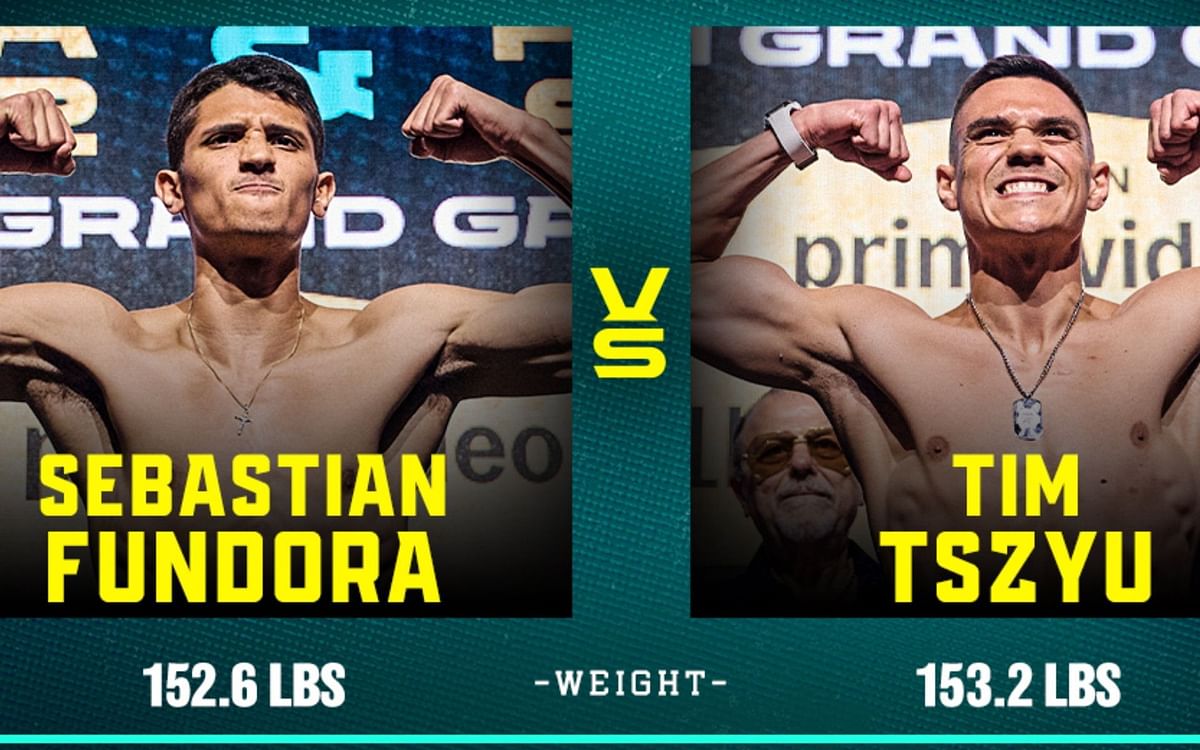 Sebastian Fundora vs. Tim Tszyu: Live round-by-round updates
