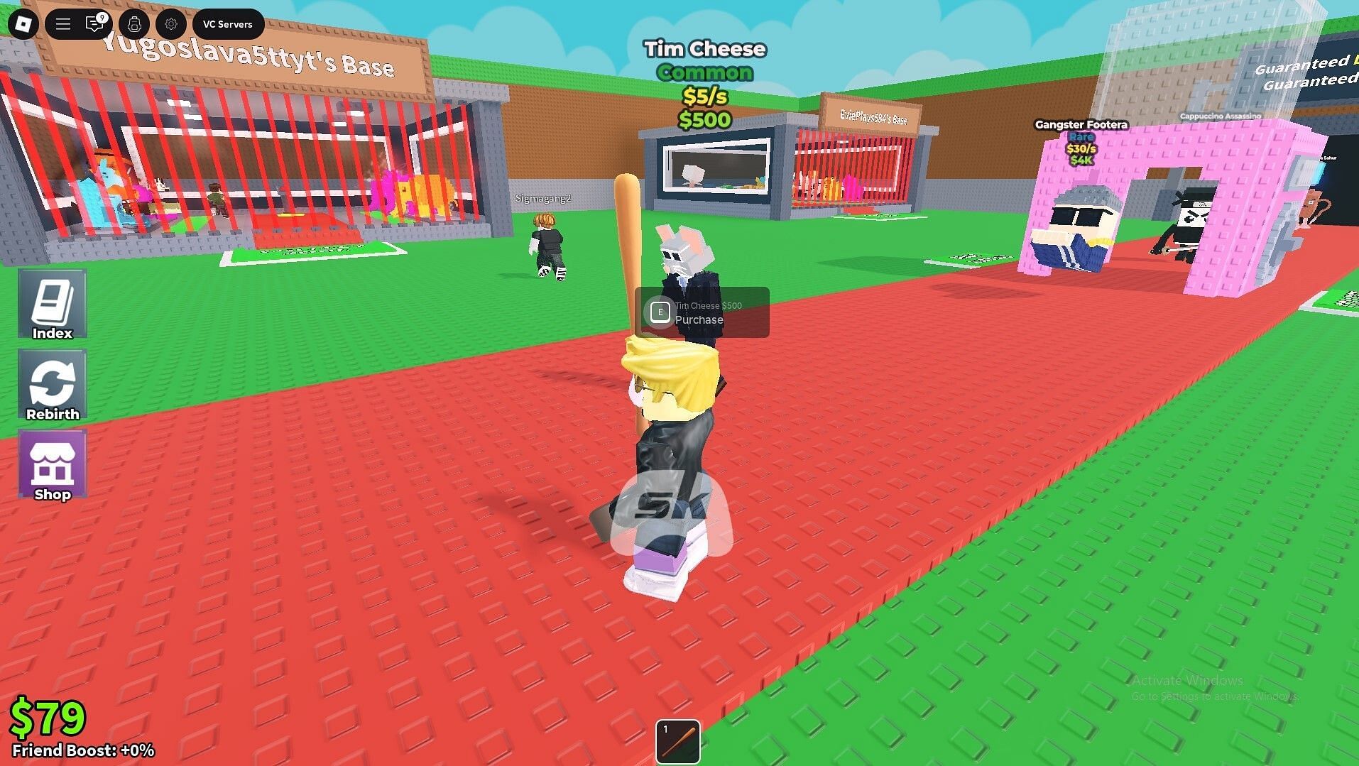 Purchasing a Brainrot (Image via Sportskeeda Gaming || Roblox)