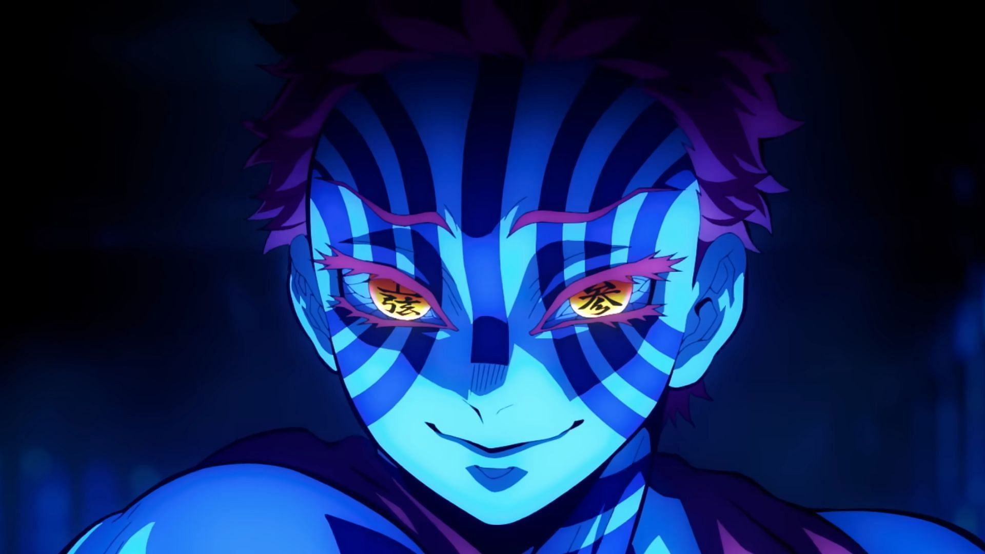 Akaza as seen in Demon Slayer: Infinity Castle (Image via Ufotable)