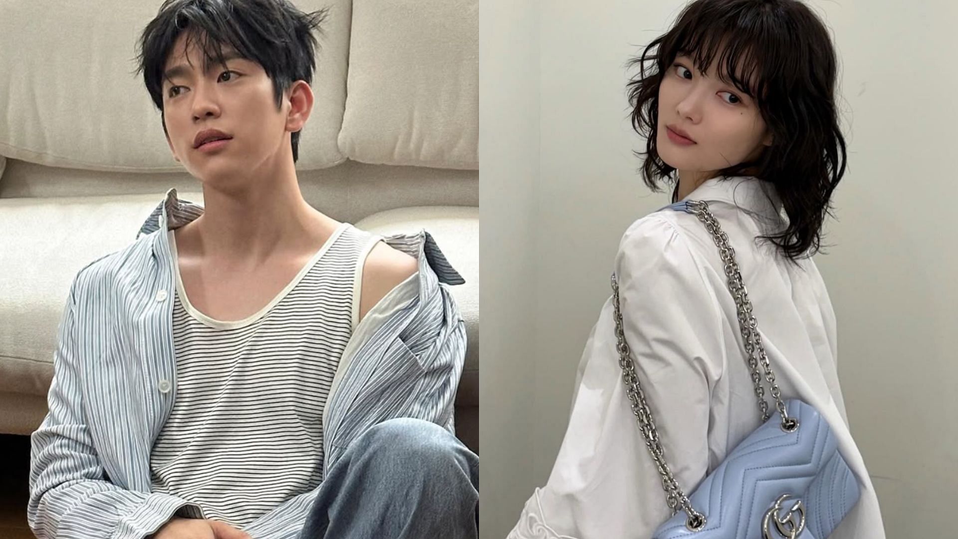 Park Jin-young and (Image via Instagram/@jinyoung_0922jy, @you_r_love)