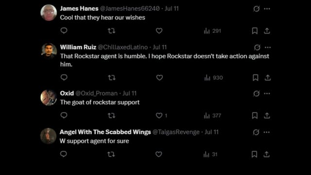 "Honestly, same": Rockstar Games Support's response on GTA 4 PS5 port