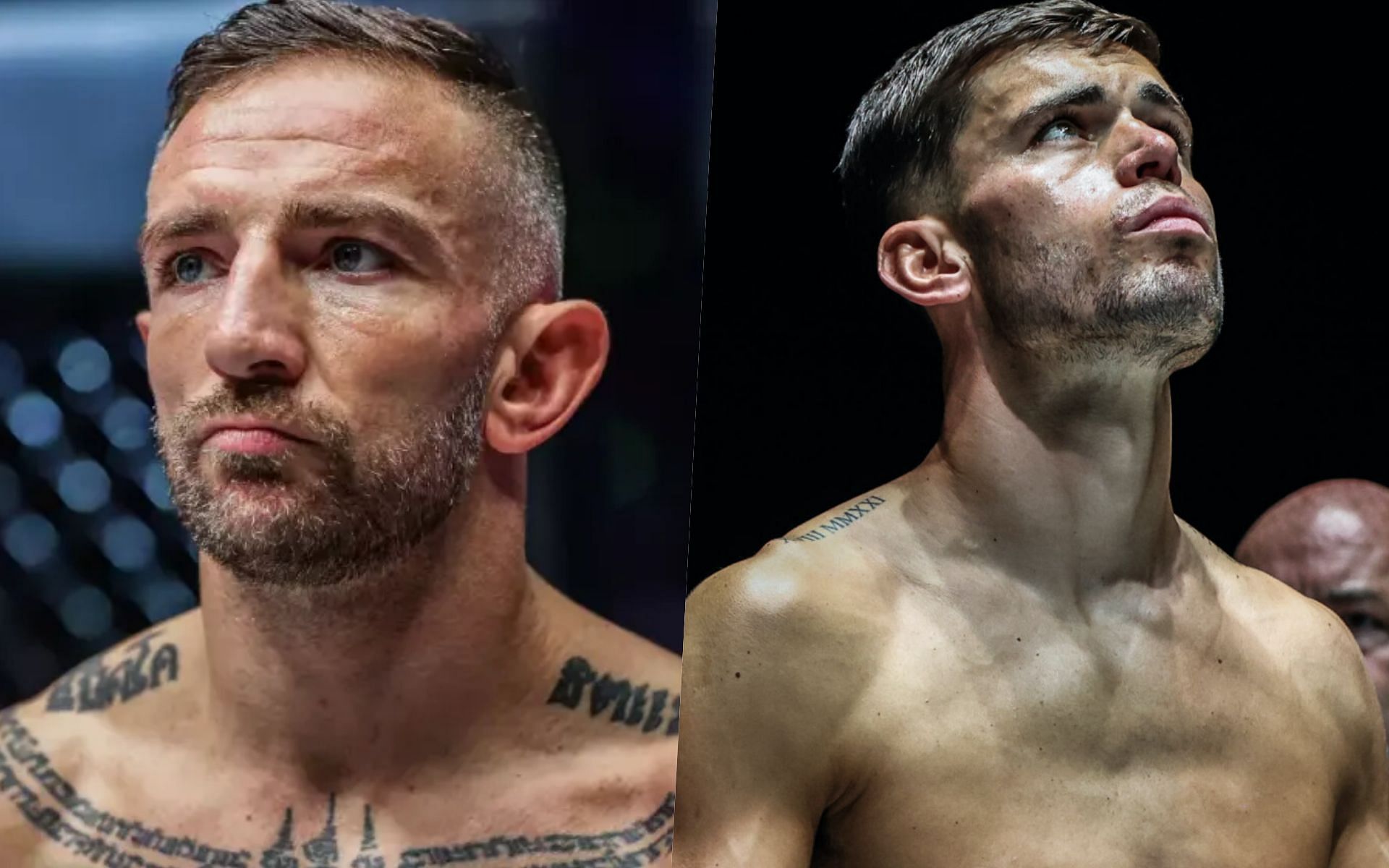 Liam Harrison (left) and George Jarvis (right) | Photo credit: ONE Championship