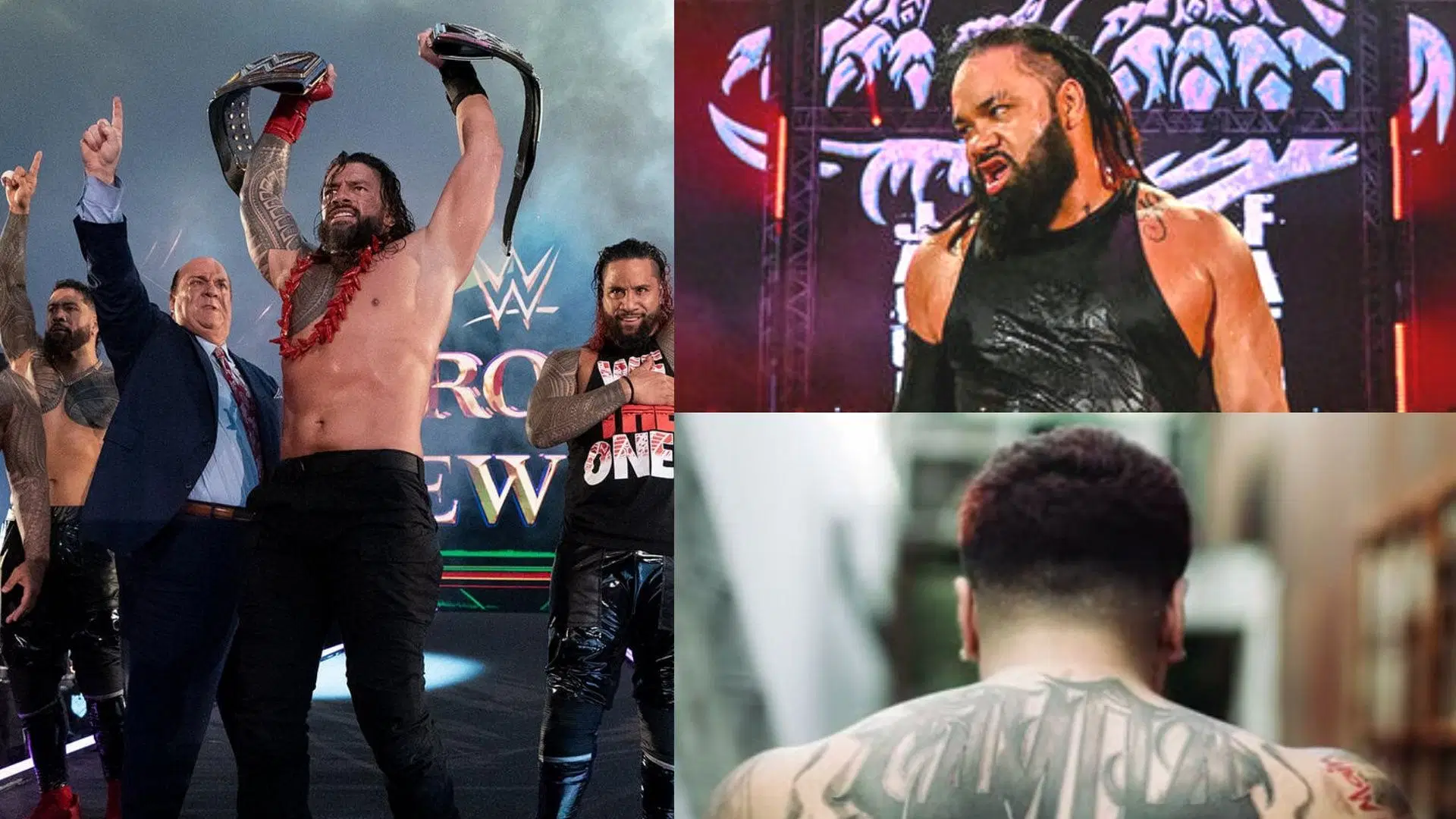 Roman Reigns and OG Bloodline, Jacob Fatu, Zilla Fatu [Image Credits: wwe.com/Star