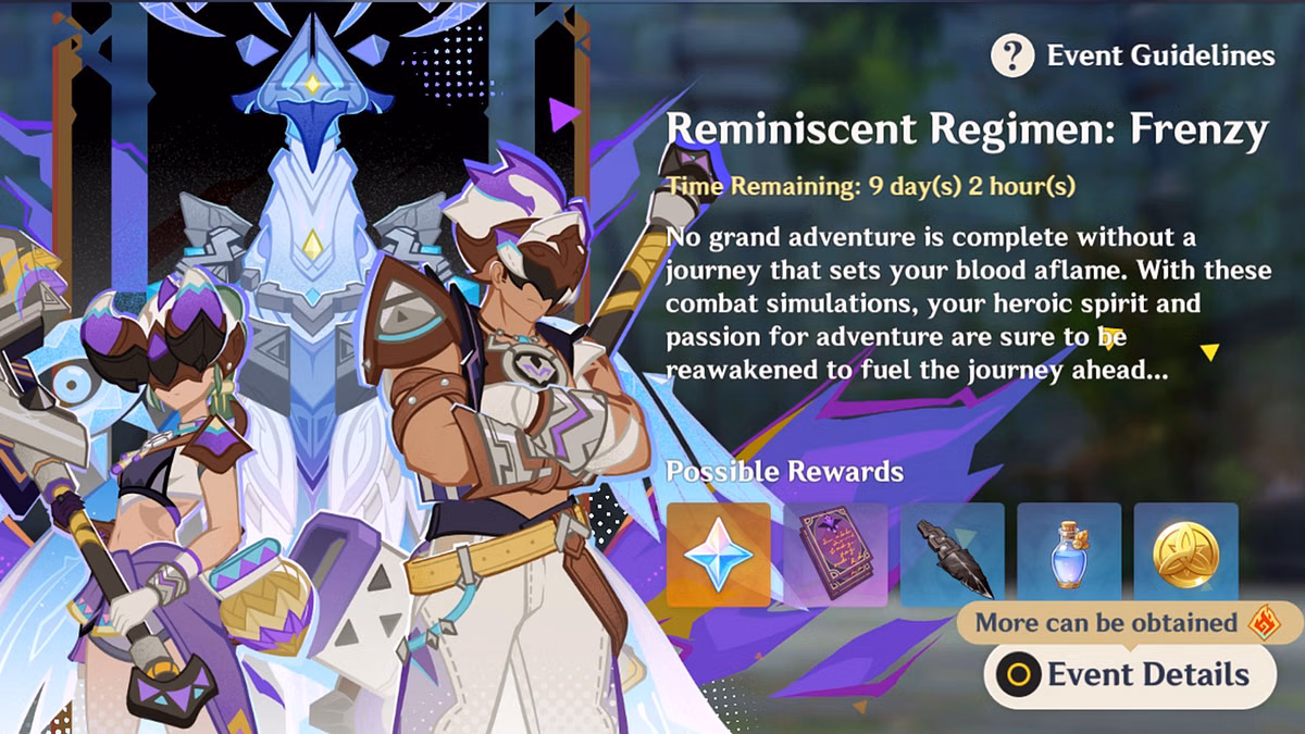 Genshin Impact Reminiscent Regimen: Frenzy event guide