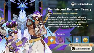 Genshin Impact Reminiscent Regimen: Frenzy event guide
