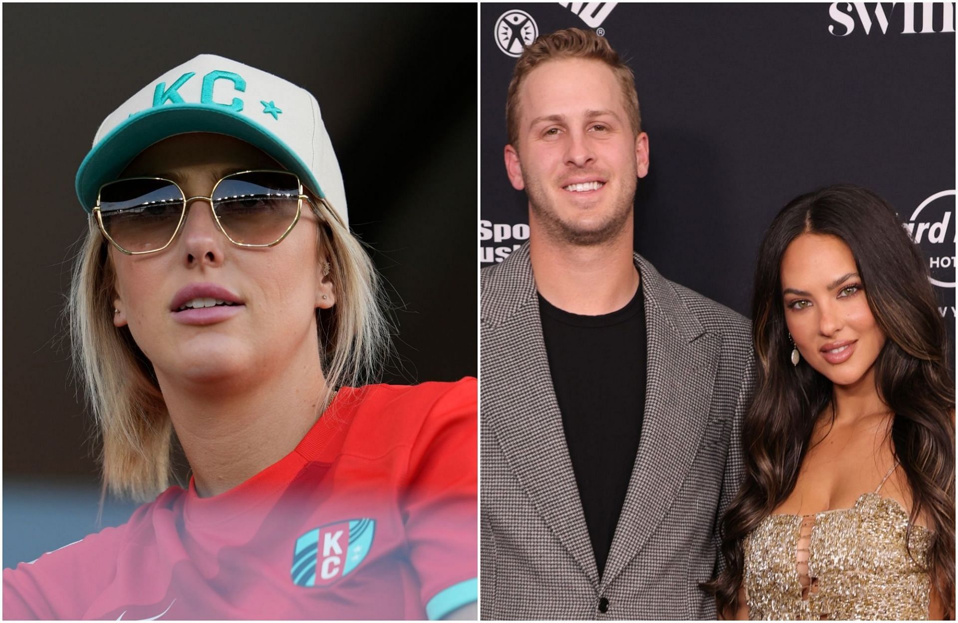 Brittany Mahomes makes feelings known as Jared Goff