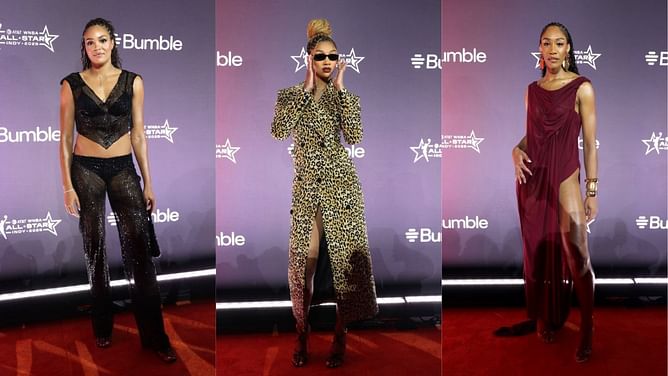 Top 5 show-stopping WNBA outfits from 2025 All-Star orange carpet featuring Angel Reese