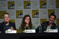 Bill Prady, Mayim Bialik, Chuck Lorre (Source: Getty)