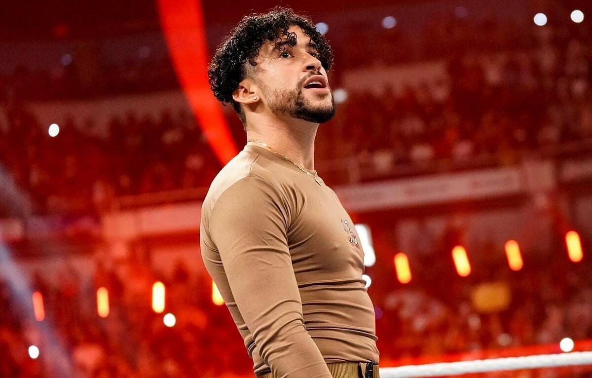 Bad Bunny at Backlash. [Image credits: wwe.com]