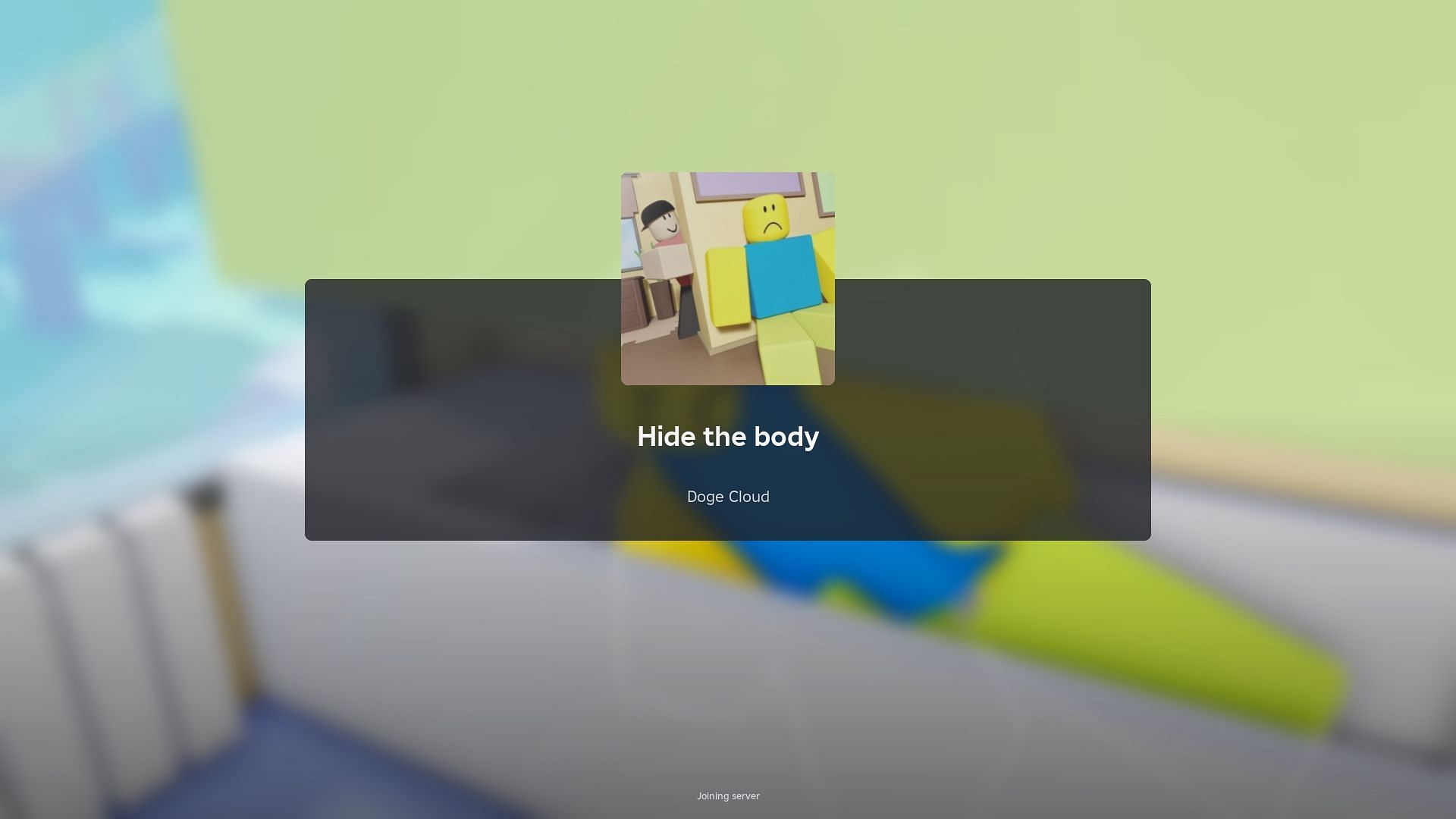 Roblox Hide the Body