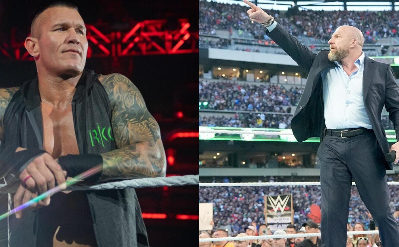 Randy Orton (left), Triple H (right). Image credits: WWE.com