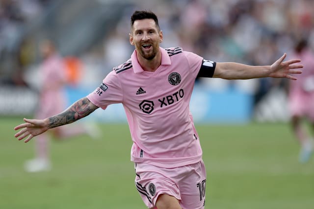 Messi Showcasing Digital artwork showcasing Lionel Messi's favorite goal from ...