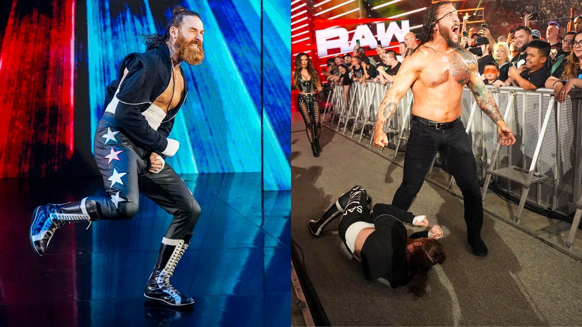 Zayn was ambushed last night on RAW. [Image credits: WWE.com]