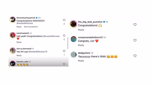 Check out some of the comments on her Instagram post