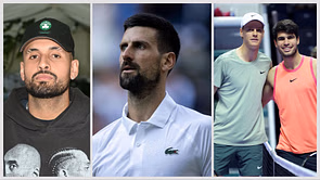 "Novak Djokovic is on his last legs" - Nick Kyrgios shares grim verdict on Serb despite his Wimbledon run, backs Alcaraz & Sinner to take over