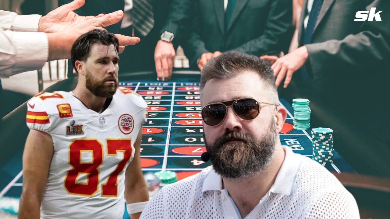 Travis Kelce and Jason Kelce spotted leaving casino at Lake Tahoe after late-night gambling session [In Pics]