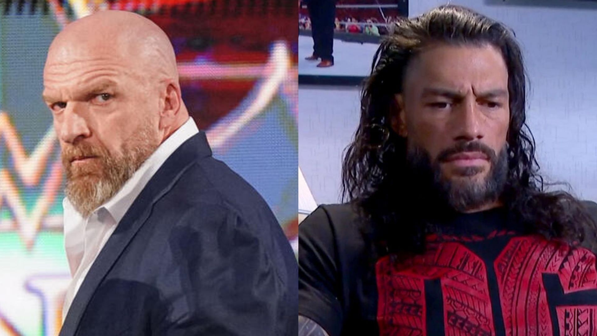 Triple H and Roman Reigns! [Images from WWE.com]