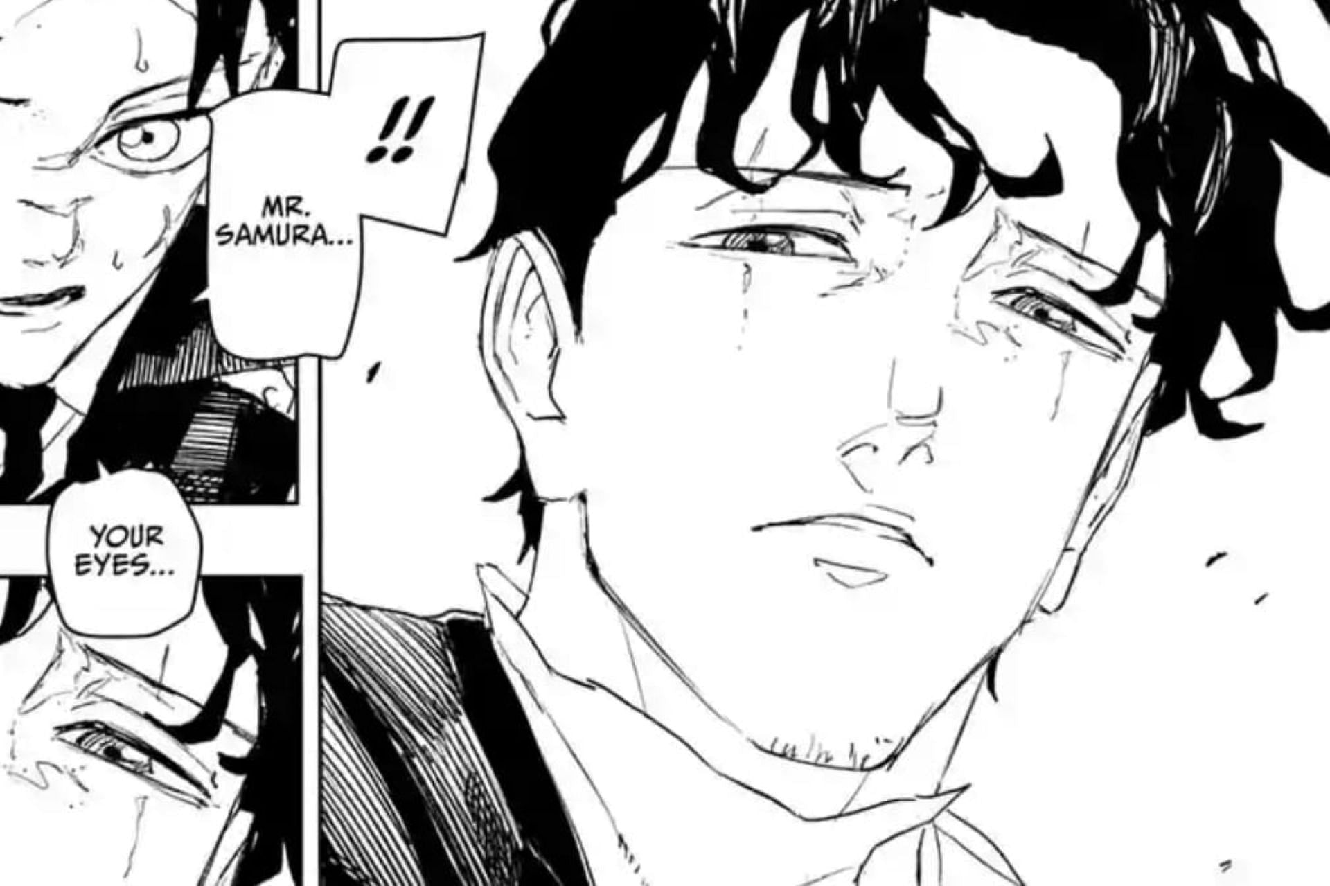 Samura, as seen in the manga (Image via Shueisha)