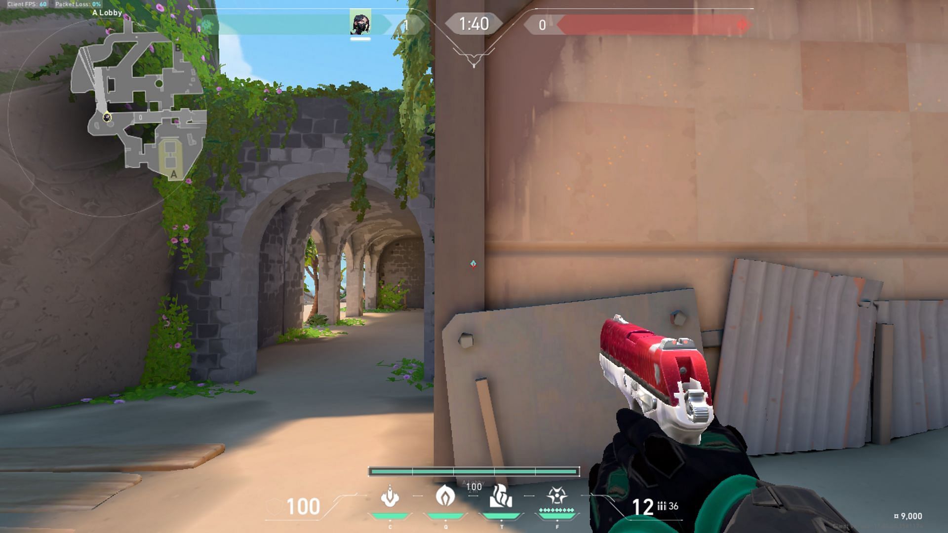 Get close to the wall marked by the ping (Image via Riot Games)