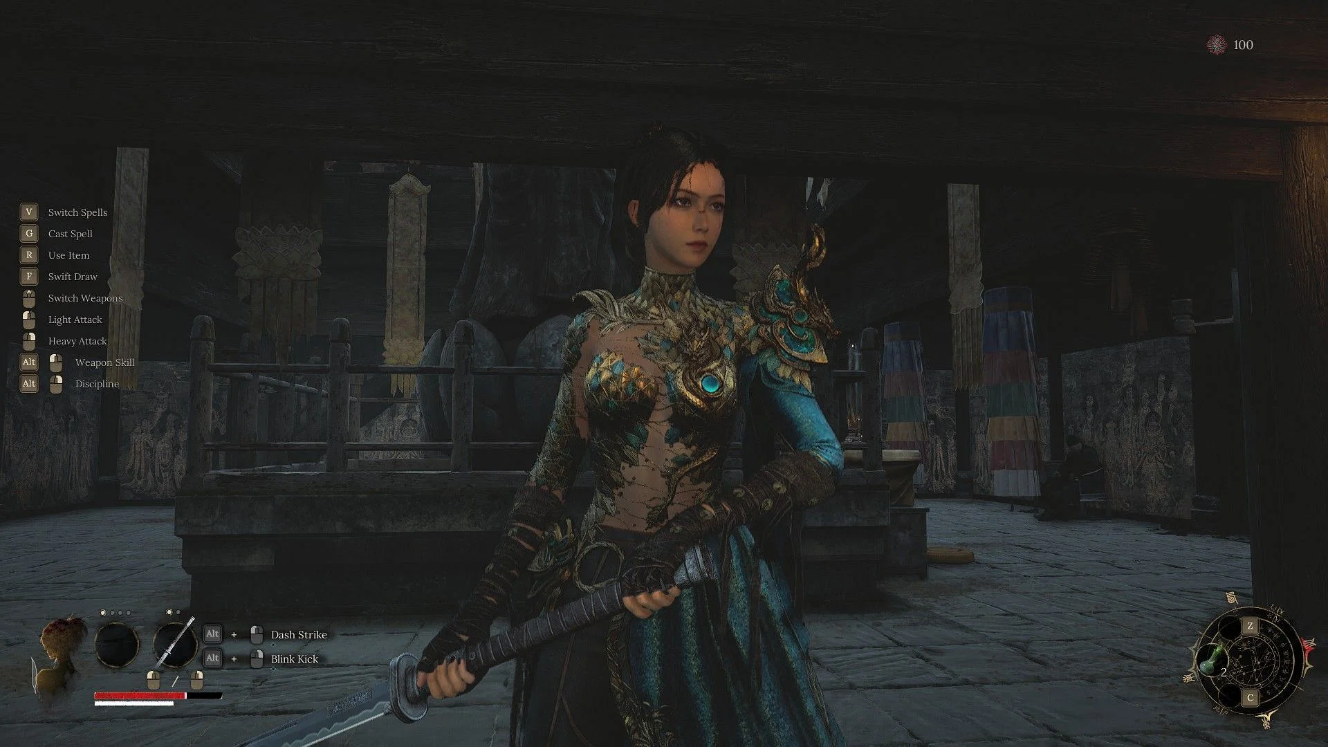 The RTX 3060 Ti delivers solid 1080p performance in Wuchang: Fallen Feathers with settings tweaks (Image via 505 Games)