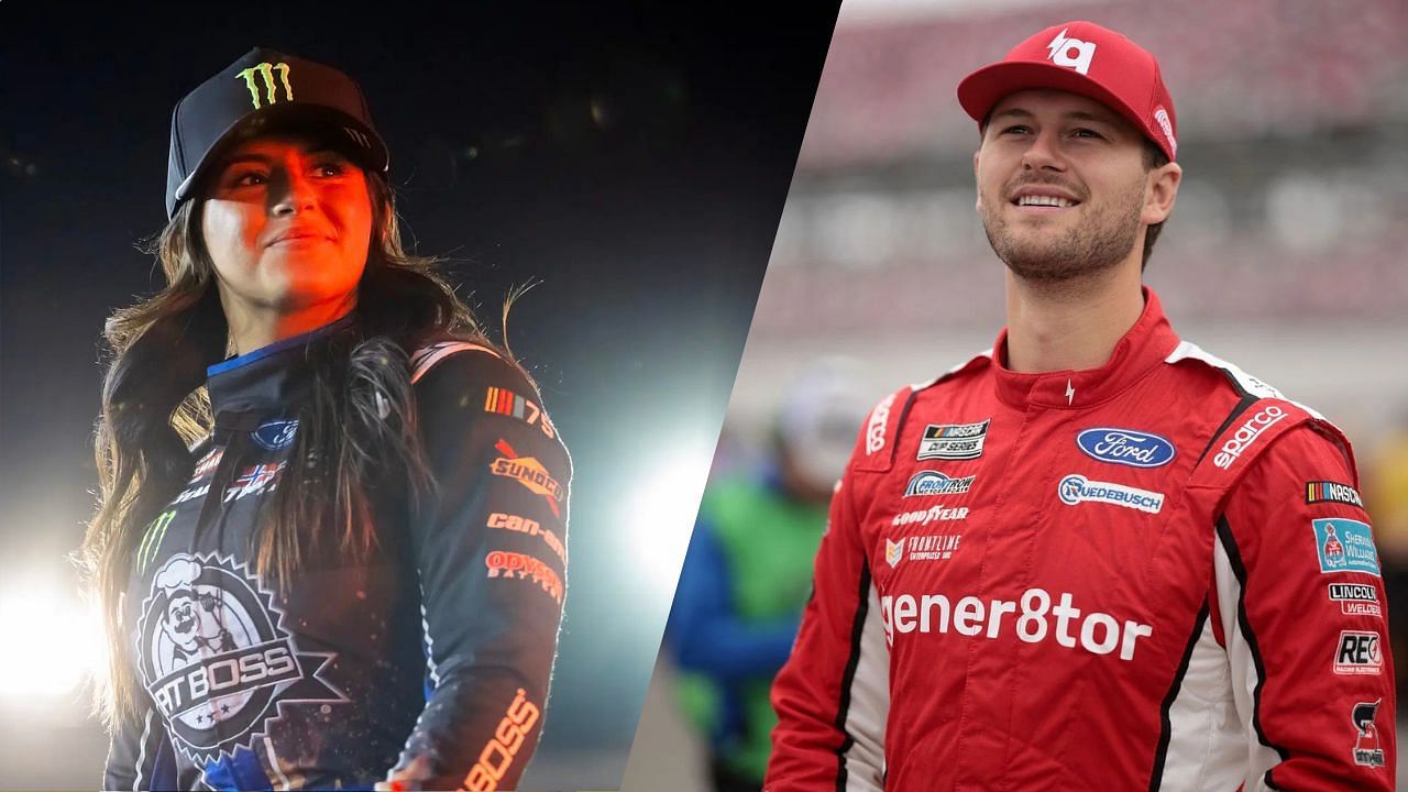 Hailie Deegan and Todd Gilliland