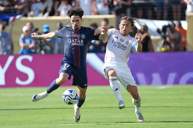 PSG superstar Vitinha reveals what he told Luka Modric after final game for Real Madrid that ended in a 4-0 loss