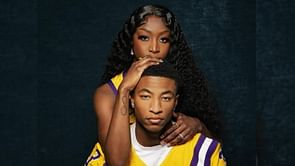 LSU's Flau'jae Johnson reacts to BF Chris Hilton Jr's snaps from SEC Football Media Days