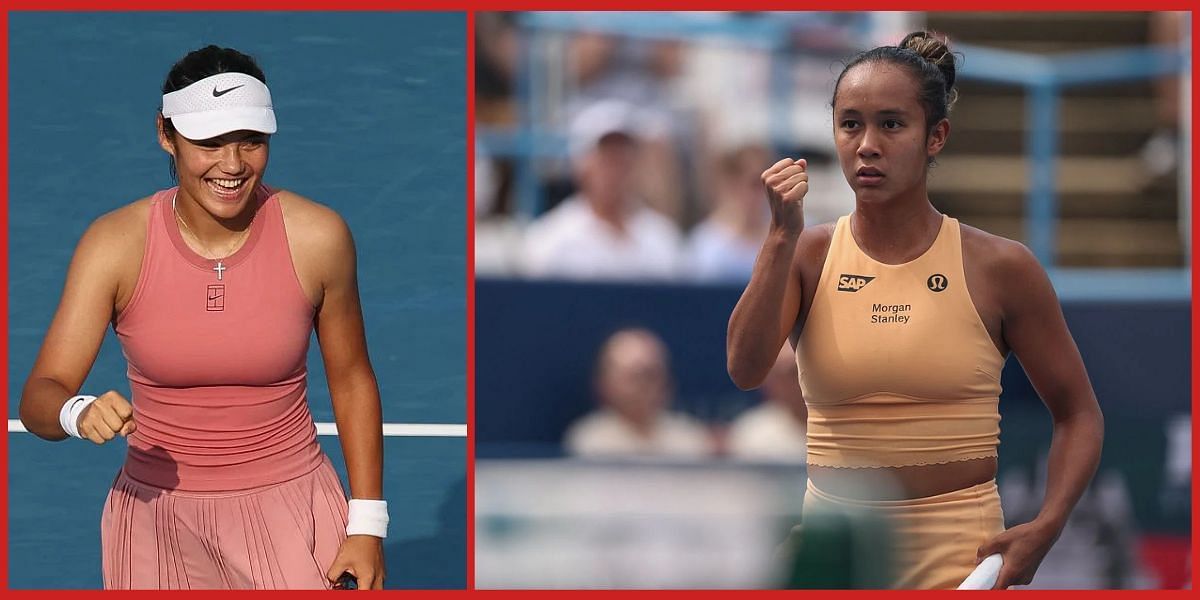Emma Raducanu and Leylah Fernandez (Source: Getty)
