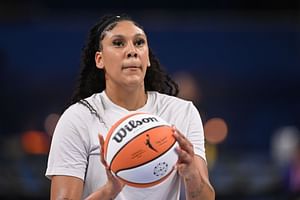 "Kamilla Cardoso got PTSD from W Refs" - WNBA fans react hilariously to Chicago Sky star's bewildered face after making big defensive plays for Brazil