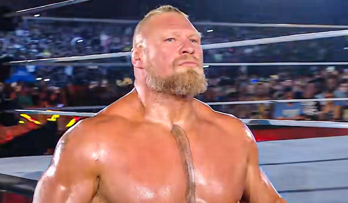 Brock Lesnar is yet to make his WWE return. [Image credits: WWE on YouTube]