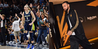 Steph Curry flirts with Paige Bueckers possibly rocking his brand thanks to Azzi Fudd
