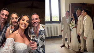 Brad Marchand's sister Rebecca recaps family moments from her dreamy wedding in Orvieto, Italy