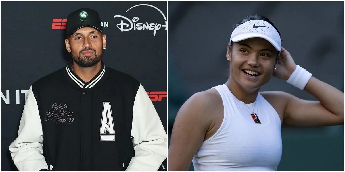 Nick Kyrgios and Emma Raducanu
