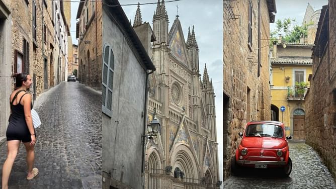 In Photos: Brad Marchand's sister Rebecca explores scenic Italian town of Orvieto days before summer wedding to partner Heather