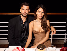 Grigor Dimitrov’s actress girlfriend Eiza Gonzalez lovingly supports Bulgarian from the stands during stylish Wimbledon outing