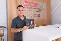 "Peanut noodle vibes" — Cutthroat Kitchen: Knives Out judge Jet Tila comments on Britt Rescigno's ramen dish