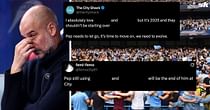 “Pep never learns”, “I’ve had enough” - Manchester City fans want club to sell 2 players after watching them in action during 4-3 loss to Al-Hilal
