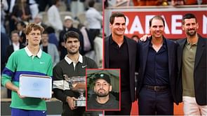 Nick Kyrgios firmly disagrees with Serena Williams' ex-coach, who claims Alcaraz & Sinner are better than peak Federer, Nadal & Djokovic