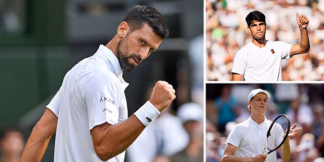 Sinner besiegt den angeschlagenen Djokovic im Wimbledon-Finale gegen Alcaraz